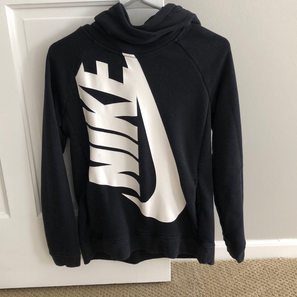 nike hoodie womens black